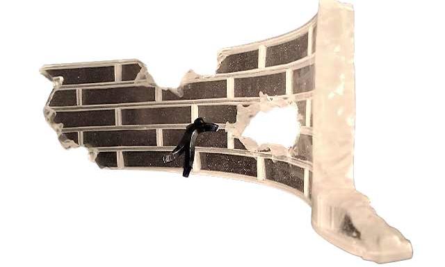 Sculpture verre - Désobéissance