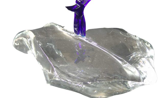 Sculpture verre - Equilibre