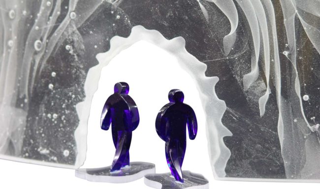 Sculpture verre -  Home