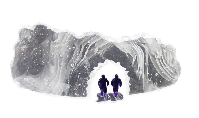 Sculpture en verre - Home