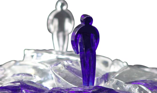 Sculpture verre - L'ange