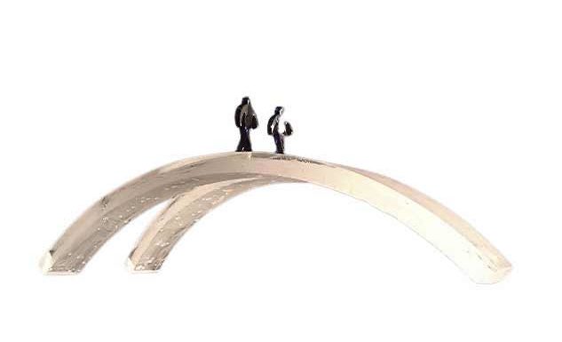 Sculpture verre - Rencontre