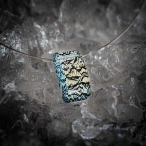 Baïkal Ice Inox- Bijoux en verre - Pendentif Alpha