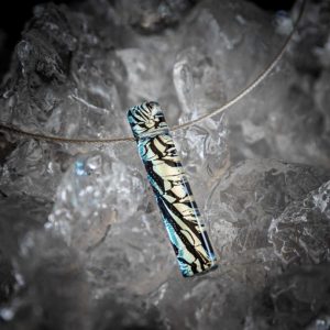 Baïkal Ice Inox - Bijoux en verre - Pendentif Féminissima