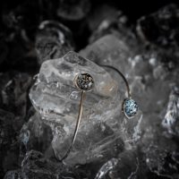 Baïkal Ice Inox - Bijoux en verre - Bracelet Liane