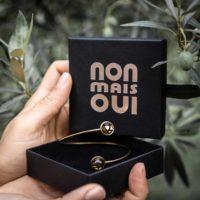 Kokoro Or - Bijoux en verre - Bracelet Liane - cadeau
