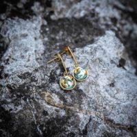 L'Intemporel or - Bijoux en verre - Boucles d'oreille Elégante