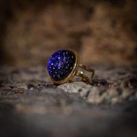Sous les étoiles - Glass jewelry - Diva ring